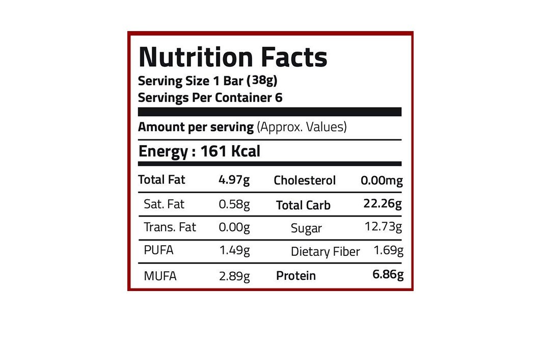 Eat Any Time Berry Blast Health Bar with Oats, Almonds   Box  228 grams
